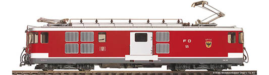 074-1363213 - H0m - Gepäcktriebwagen Deh 4/4 53 (Urseren), FO, Ep. IV - V - DC - Digital